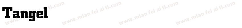 Tangelo Bold字体转换
